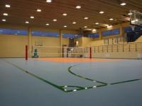 Il palazzetto dello sport di Castelleone di Suasa (interno)