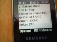 SMS Ricarica Vodafone