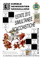 Simultanee scacchistiche 2012 a Senigallia