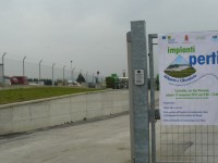 L'ingresso della discarica di San Vincenzo