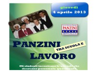 Locandina dell-incotnro tra mondo della scuola e del lavoro al Panzini di Senigallia
