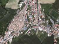 Ostra Vetere vista dal satellite