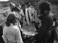Il progetto e gli artisti, durante gli anni '70 sulla riserva San Settimio, ad Arcevia