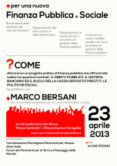 Marco Bersani a Senigallia il 23 aprile