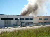 Incendio a Monterado, il fumo si vede da diversi comuni della zona