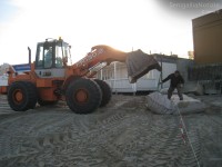 Difesa costiera: sacchi in geo tessuto per trattenere la sabbia