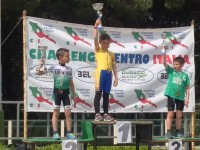 Filippo Zazzarini sul podio a Grosseto 