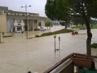 Senigallia alluvionata: la zona di Borgo Molino