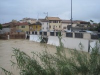 Alluvione a Senigallia - Ponte Portone