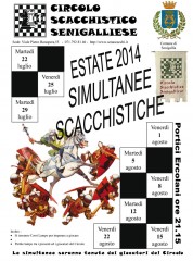 Simultanee Scacchistiche 2014 a Senigallia