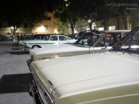 Parco di auto storiche in piazza Simoncelli a Senigallia per il Summer Jamboree 2014