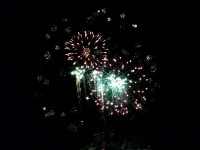 Fuochi d'artificio sul mare di Senigallia