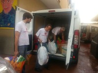 Caritas Senigallia consegna aiuti a Genova, Parma e Tortona