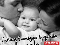 Manifesto di Forza Nuova a difesa della famiglia tradizionale