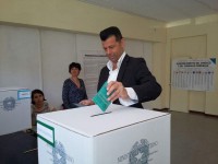 Elezioni 2015: Maurizio Mangialardi alle urne