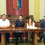 Enzo Monachesi, Maurizio Mangialardi, Chantal Bomprezzi e Lorenzo Beccaceci