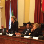 La presentazione del Testo Unico Amianto nella sala consiliare di Senigallia: l'intervento della senatrice Camilla Fabbri che ha presentato il ddl