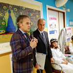 Maurizio Bevilacqua all'inaugurazione a Senigallia per il progetto Paxman verso i malati oncologici