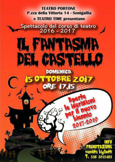 Il Fantasma del Castello - domenica 15 ottobre 2017 a Senigallia - locandina