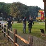 Controlli della Polizia ai giardini Morandi di Senigallia