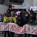 Protesta comitati contro chiusura degli ospedali in Regione Marche