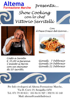 Altema Formazione Marche - Show cooking con Vittorio Serritelli