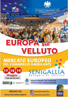 Mercato Europeo Ambulante 2019 a Senigallia - locandina