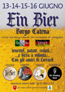 Ein Bier 2019 a Borgo Catena di Senigallia - locandina