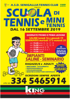 Senigallia Tennis Club - Scuola di tennis e mini tennis 2019/2020