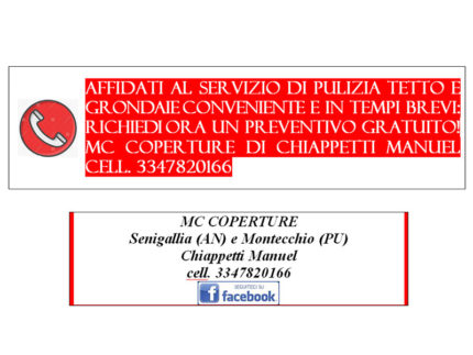 MC Coperture di Chiappetti Manuel - Senigallia e Montecchio - Pulizia tetto e grondaie