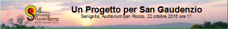 Un Progetto per San Gaudenzio - 22 ottobre 2016 Auditorium San Rocco