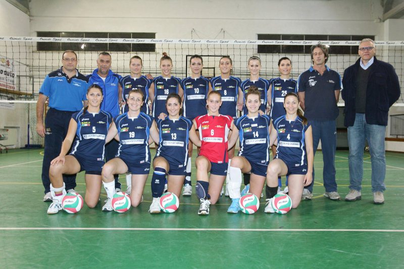 La squadra femminile dell'Us Pallavolo Senigallia: la Deagourmet 2011-2012