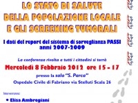 Locandina incontro Asur Marche