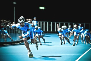 Mauro Guenci insieme ai suoi ragazzi