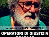 Locandina dell'incontro con padre Alex Zanotelli