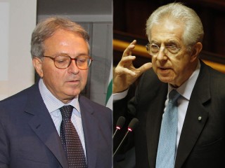 Gian Mario Spacca e Mario Monti