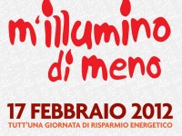 Locandina "M'illumino di Meno"- 17 febbraio 2012