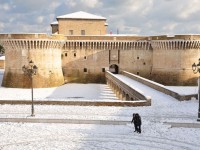 La Rocca di Senigallia innevata