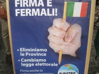 Raccolta firme Italia dei Valori