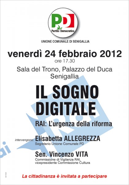 Volantino "Il sogno digitale"