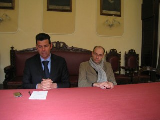 Maurizio Mangialardi e Simone Ceresoni presentano la variante al PRG