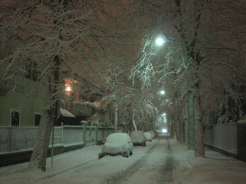 Neve record caduta a Senigallia