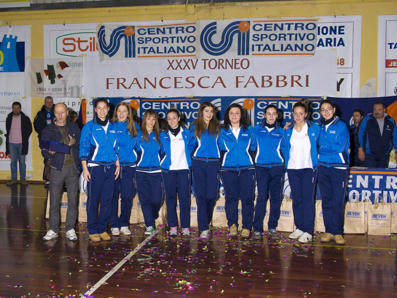 La squadra del volley corinaldese Under 16