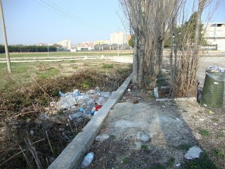 Incuria area sosta Saline Senigallia