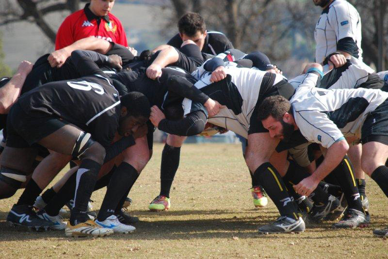 Il Sena Rugby in azione contro i Pretoriani di Recanati