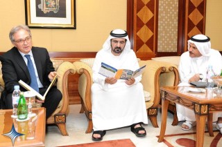 Spaaca con l'Emiro Al Maktoum