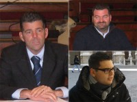 da sx in senso orario: Maurizio Mangialardi, Enzo Monachesi, Stefano Canti