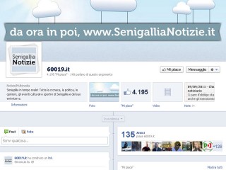 La pagina Facebook di Senigallia Notizie