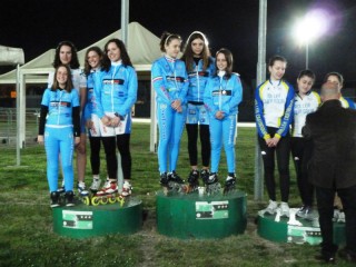 Le ragazze di Mauro Guenci sul podio