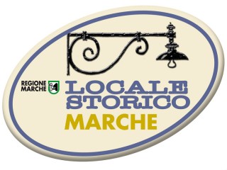 La targa per i locali storici delle Marche